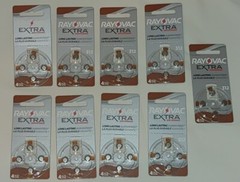 Lot Of 45 Rayovac Extra Advanced Hearing Aid Battery Size 312