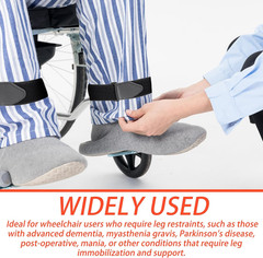 Wheelchair Leg Strap Wheelchair Footrest Straps Wheelchair Restraints for Elderl