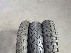 Quickie Composite 7 Spoke Wheelchair Wheel Pair 12-1/2″ Pneumatic Tires + Extra
