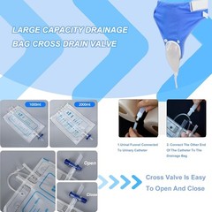 Urine Bags for Old Men, External Urinary Catheter for Male/Famale, Wearable U…