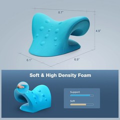 Neck Cloud Cervical Neck Stretcher Pillow Traction Device Pain Relief Massage