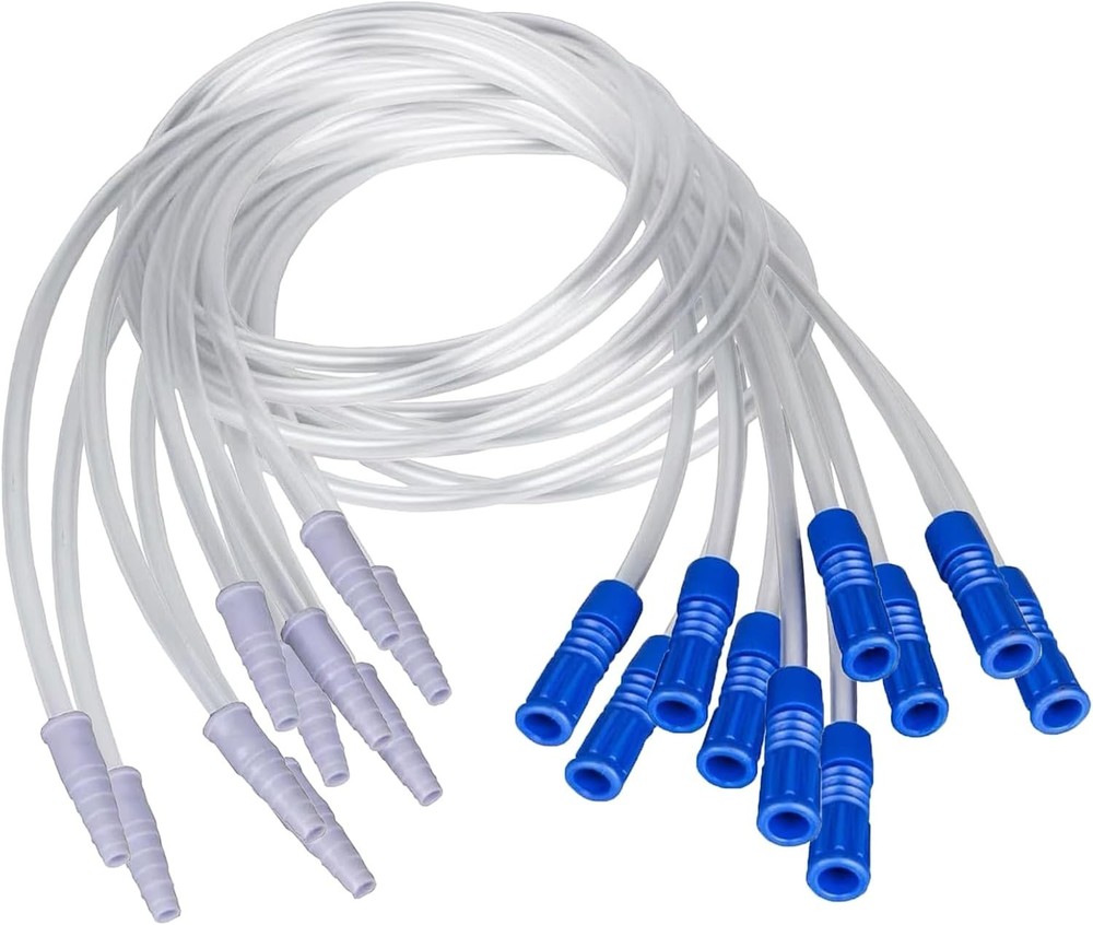 10 Pack Catheter Drain Extension Tubing 36″ Urine Drainage Bag Tube Connector