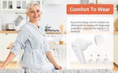 Mini Hearing Aids-Long Battery use 16H, Auto Charging&Turn on/off，up to 109 dB