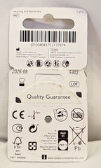 Power One Cochlear Implant Plus Batteries! 6-pack p675, Exp. 08-2026 ~ New
