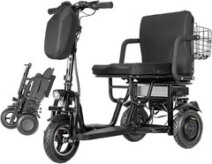 Double Motor 700W 3-Wheels Folding Electric Mobility Scooter Portable Scooter