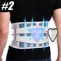 Adjustable Lower Back Brace Lumbar Support Waist Belt For Men Women Pain Relief