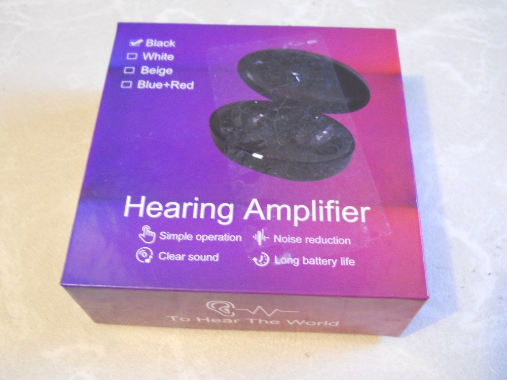 Sennacare EN-IA102A Hearing Amplifiers Aid mild to moderate loss Black 132 Hours