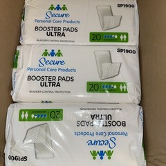 Secure Personal Care Products. 9-Pack 20 Pads. Ultimate Pads. SP1596 BRAND NEW.