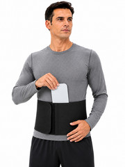 FLEXAMED UMBILICAL HERNIA BELT – 6,8 or 10 Inch Width – BLACK | MADE IN USA