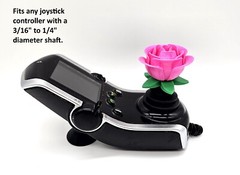 Power Wheelchair Powerchair Accessory Replacement Rose Joystick Knob