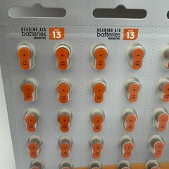 Members Mark Hearing Aid Batteries Size 13 – 40 Pack Best By 05/27 HLT-13BATT40