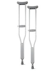 Medline Youth Aluminum Guardian Crutches – 300lb