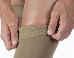 Jobst for Men 20-30 mmHg Thigh High Compression Stockings with Silicone Border