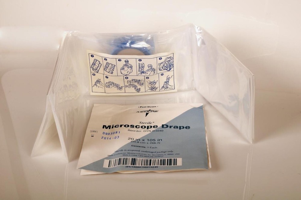 Medline Invisishield 48mm Sterile Surgical Microscope Drapes