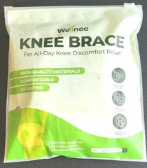 Wellnee Knee Brace For All Day Knee Discomfort Relief. One Size Fits All