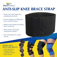 Knee Brace Anti-Slip Strap-keeps knee brace in place by Brace Direct