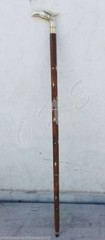 Vintage Solid Brass Handle Antique Style Victorian Cane Wooden Walking Stick New