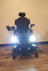Rnet,LED headlight with Touch Switch for Quickie QM 710 715, 720, Pulse 6 Chair