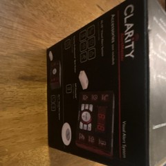 Clarity AlertMaster AL12 Visual Alert System w/ User Guide, Alarm Clock