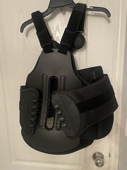 DonJoy Back Brace II TLSO Size XL Black with Shoulder Straps Thoracic Rehab