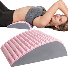 Back Stretcher Pillow – Lumbar Support Cushion for Back Stretching, Posture S…