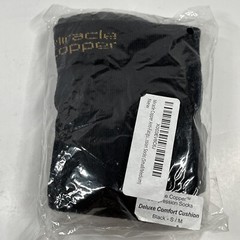 Miracle Copper Anti-Fatigue Compression Socks, S/M, Black, 1 Pair, NIB, Unisex