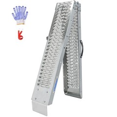 83″ Folding Motorcycle Ramp, 480 lbs Capacity Steel Bike Ramp for Truck, Anti