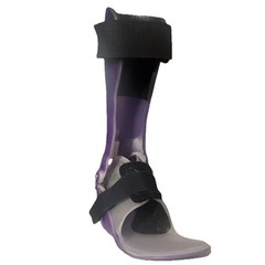AFO Orthosis Cusom Purple- Kids- Hard Plastic – Foot Ankle Brace- Right Foot