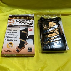 MIRACLE COPPER ENERGIZED TIRED FEET & LEGS S/M – BLACK