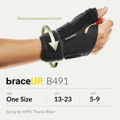 Braceup Thumb Splint Brace Right Left Hand Women and Men, Spica Splint, CMC Thum