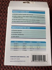 New CL Comfortland CK-601-4 Silicone Gel Heel Cups 1 pair L Men 10.5-12 Women 12