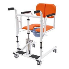 Hydraulic Patient Lift Transfer Chair for Home, 330.7 Lbs Transfer Nursing Chair