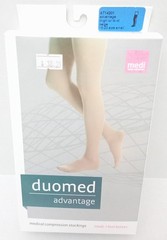 MEDI duomed Advantage Thigh w/tb ct Closed Toe Beige 15- 20 SMALL AT14201