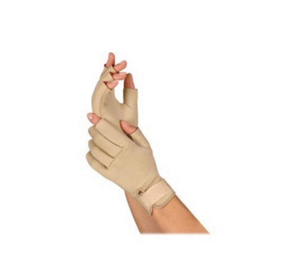 Therall Arthritis Medical Gloves, Half Finger for Pain Relief. Sz Sm * 83495