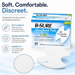 B-Sure Anal Leakage Pads, Box/24 Pads