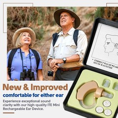Revolutionary Hearing Aid for Seniors: Compact, Durable, and User-Friendly