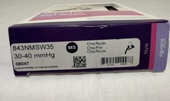 Sigvaris Style 843 Women’s Soft Opaque Thigh Highs w/Grip Top 30-40 mmHg Size MS