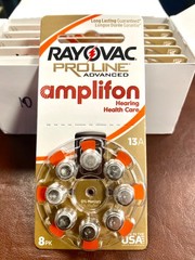 Rayovac Proline Advanced Hearing Aid Batteries | Size 13A (80 pack)