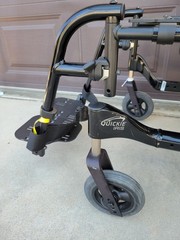 NEW Quickie Iris Recline Tilt in Space Wheelchair 16″ x 22″ NO BACK 16″x2″