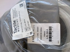 (2) NEW SEALED Tactile Medical Compression Sleeves Full Leg – Short ENTRE PLUS