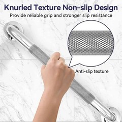 40/50cm Stainless Steel Bathroom Grab Bar Anti Slip Shower Safety Handle Rail
