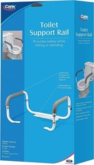 Toilet Safety Frame – Adjustable 16″-18″ Rails for Elderly & Disability Support