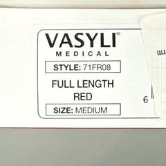 VASYLI CUSTOM Full length red HIGH DENSITY ORTHOTICS INSOLE ARCH SUPPORT Medium