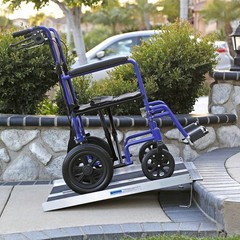 AllCure 3′ (36″ x 31″) Extra Wide Aluminum Foldable Wheelchair Loading Ramp