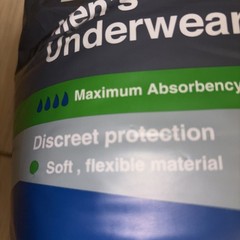 Thera Plus Men’s L/XL Maximum Absorbency Disposable Underwear 🔵 Lot of 2- New