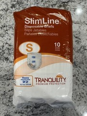 Tranquility SlimLine Disposable Briefs Small #2120 Case of 100 Adult Diaper
