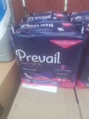 Prevail Daily Pads for Bladder Leaks Women’s Regular 20 Count Pack Lot of 9 PKS