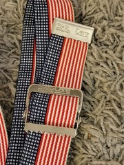 SKIL-CARE Gait Belt American Flag pattern 2″ x 60″ Made in USA EXCELLENT 🇺🇸