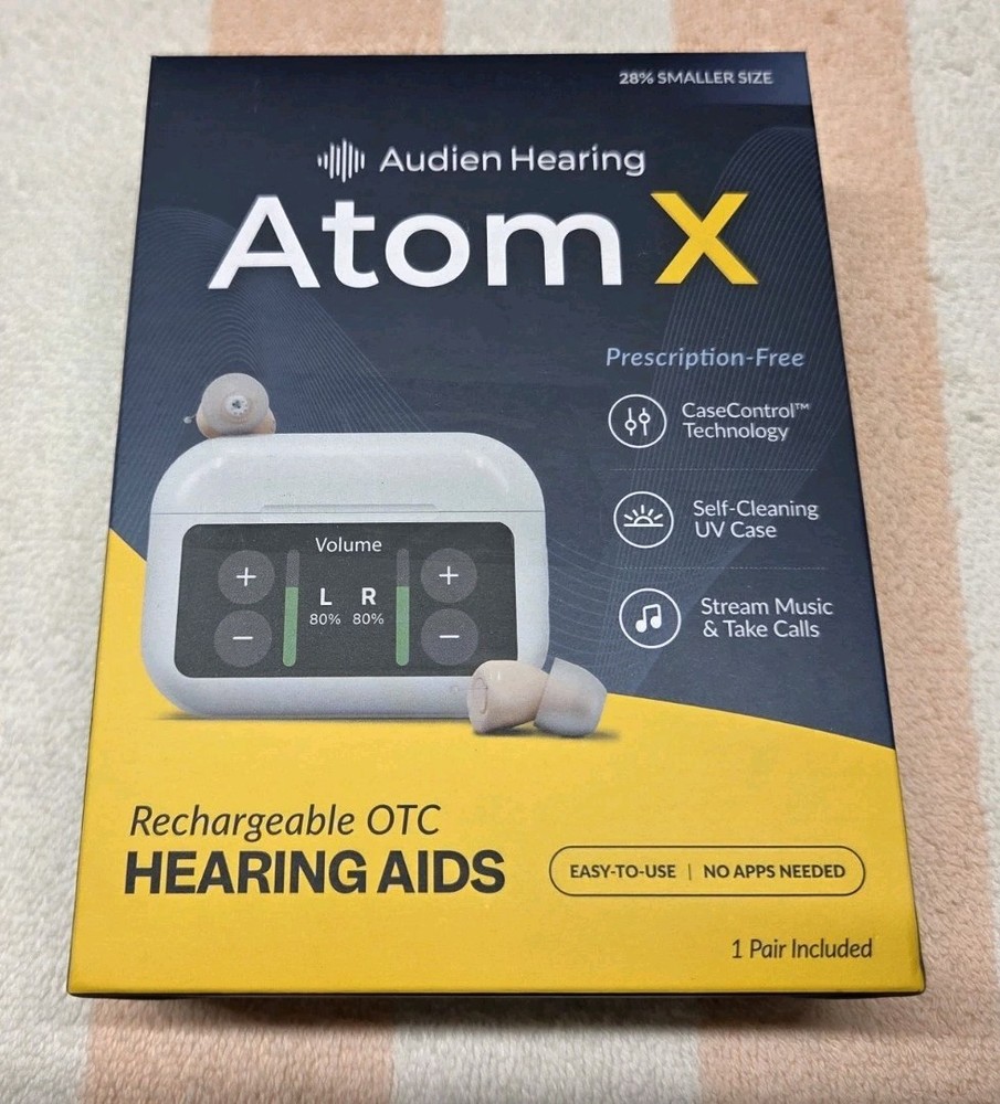 Audien Atom X Hearing Aids