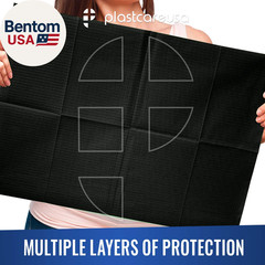 Disposable Dental Bibs 13″X18″ – 3 Ply Waterproof Tattoo Bib Sheet for Patients